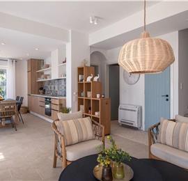 3 bedroom villa with pool & sea views, near Palaiokastrítsa, sleeps 6